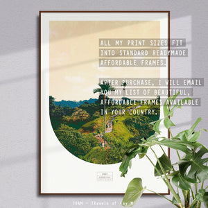 UBUD SKYLINE ART PRINT