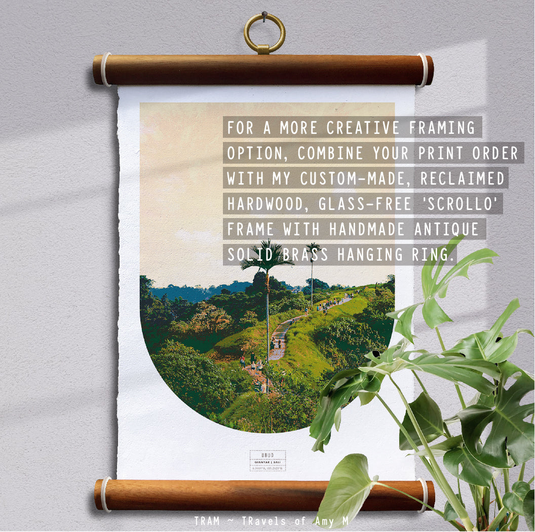 UBUD SKYLINE ART PRINT