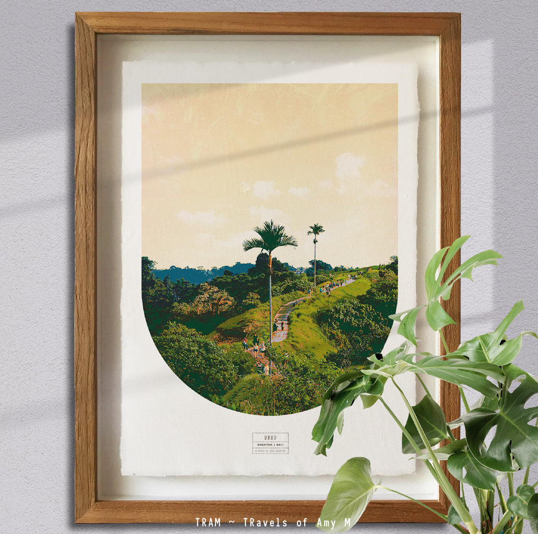 UBUD SKYLINE ART PRINT