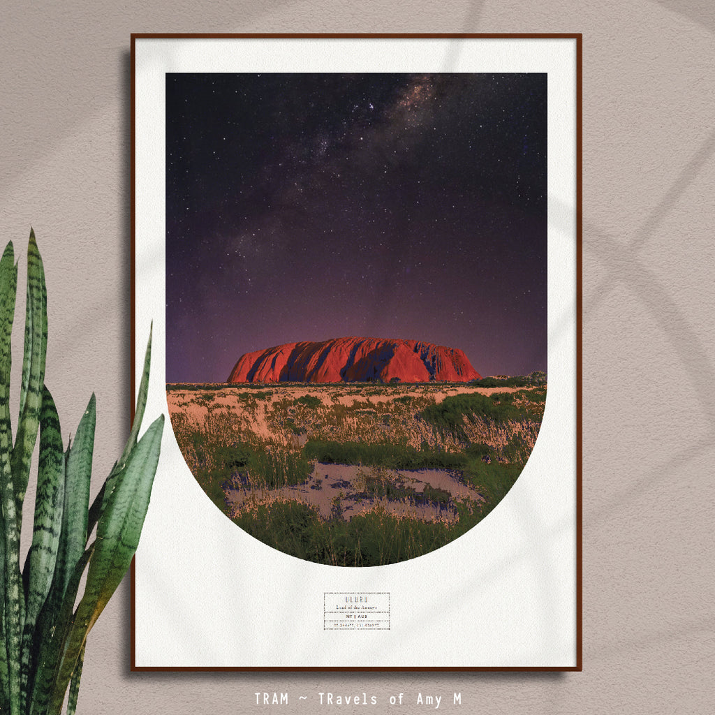 ULURU SKYLINE ART PRINT