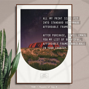 ULURU SKYLINE ART PRINT