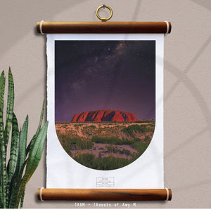 ULURU SKYLINE ART PRINT