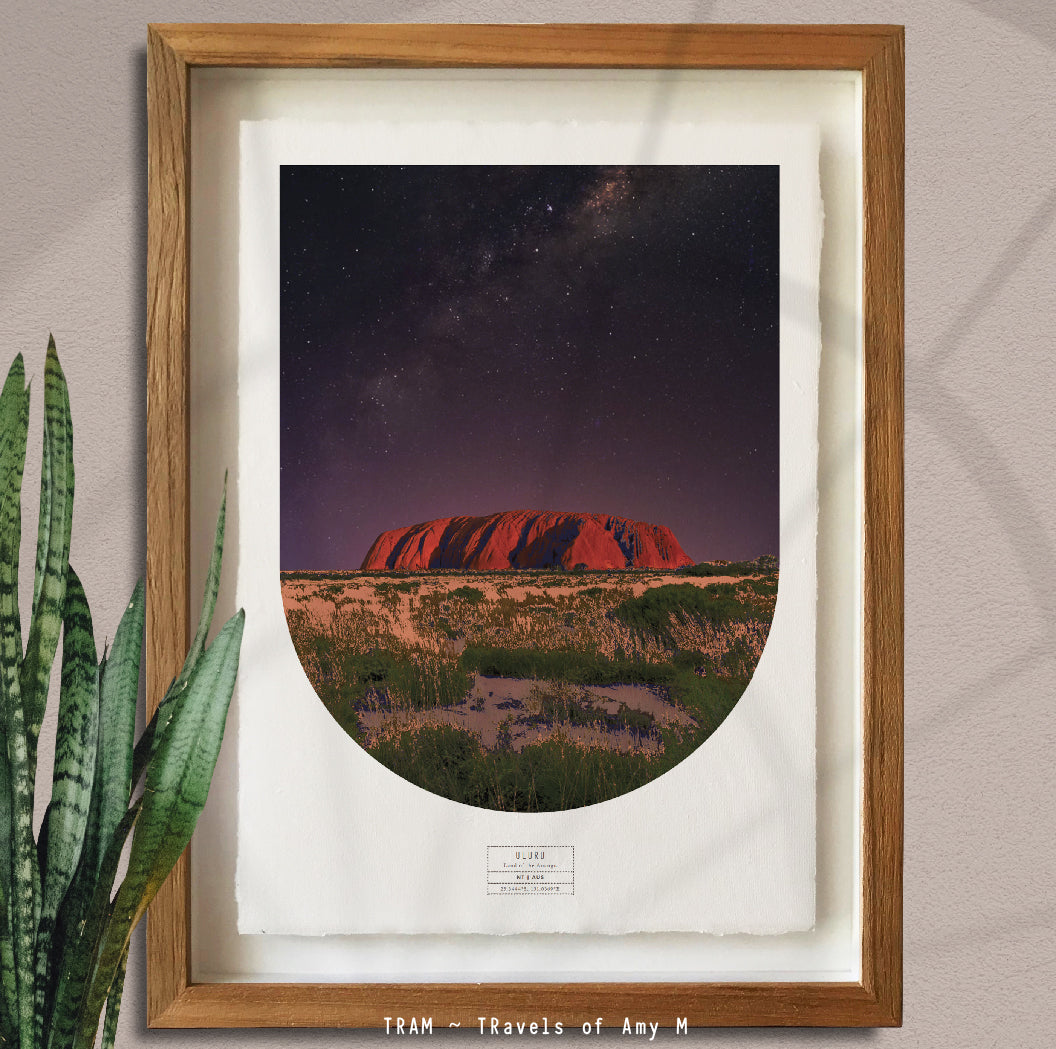 ULURU SKYLINE ART PRINT