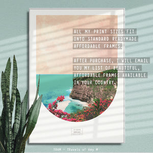 ULUWATU SKYLINE ART PRINT