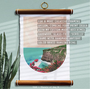 ULUWATU SKYLINE ART PRINT
