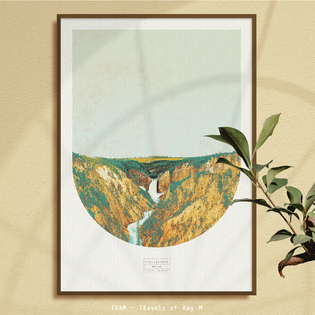 YELLOWSTONE SKYLINE ART PRINT