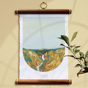 YELLOWSTONE SKYLINE ART PRINT