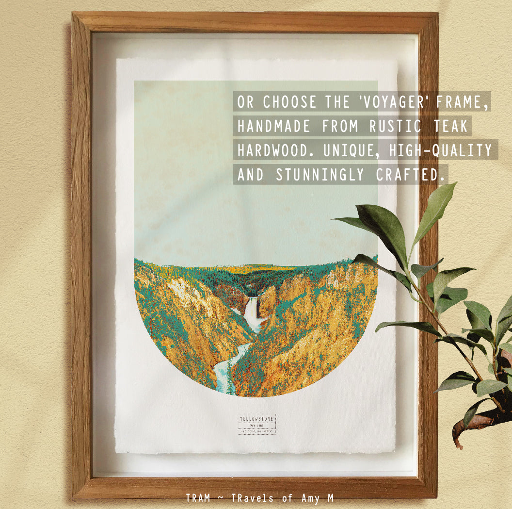 YELLOWSTONE SKYLINE ART PRINT