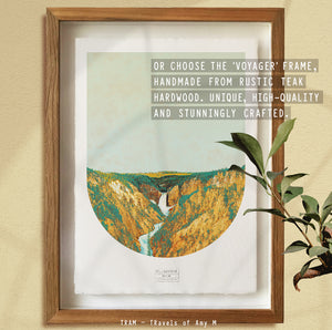 YELLOWSTONE SKYLINE ART PRINT