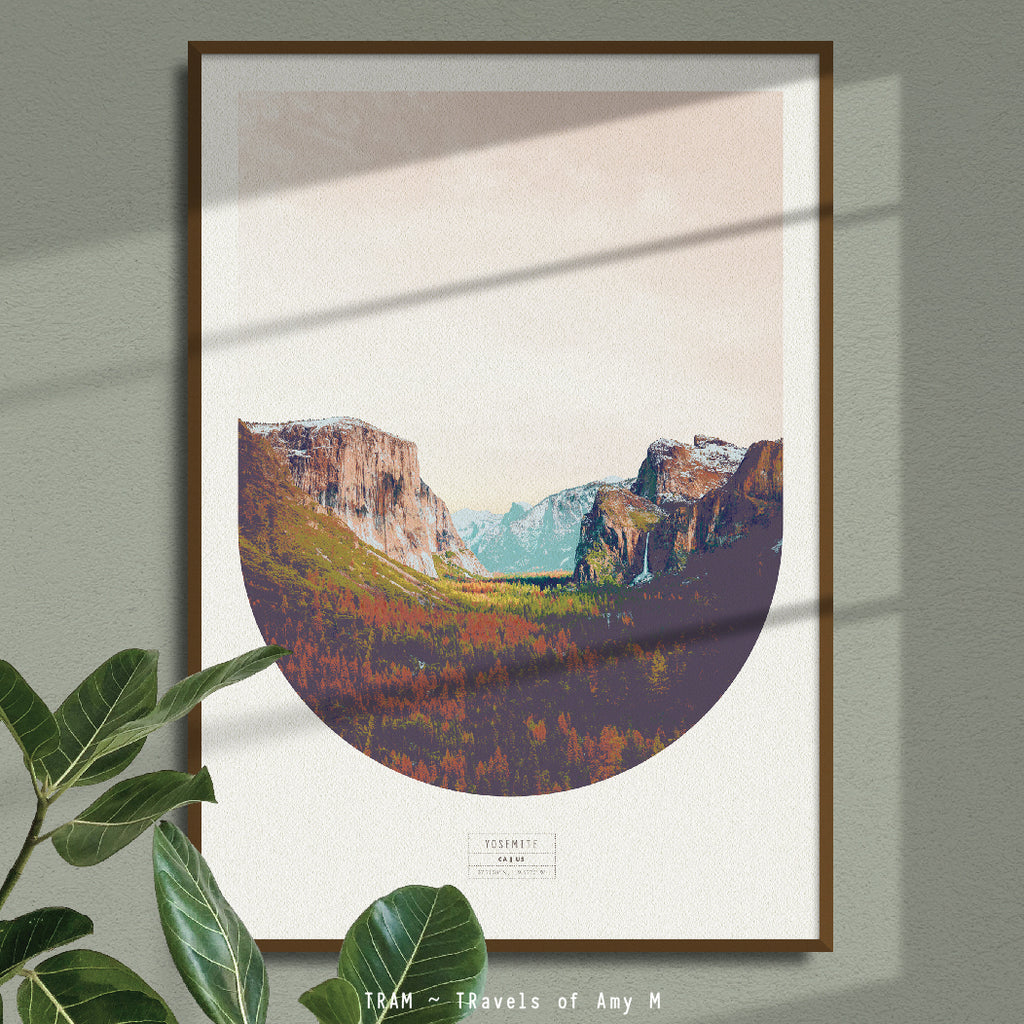 YOSEMITE SKYLINE ART PRINT