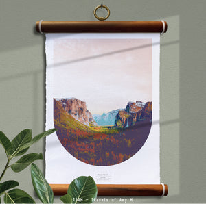 YOSEMITE SKYLINE ART PRINT