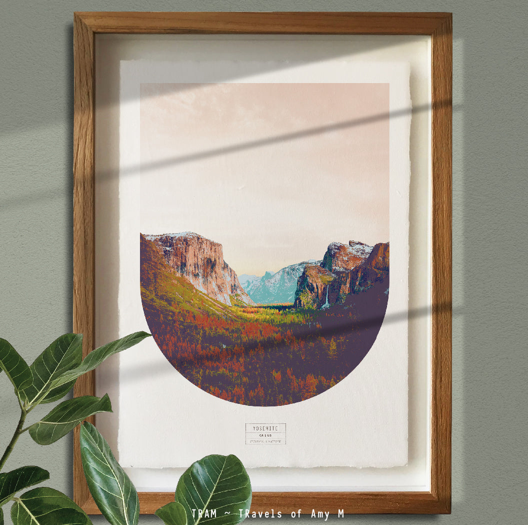 YOSEMITE SKYLINE ART PRINT
