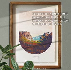 YOSEMITE SKYLINE ART PRINT